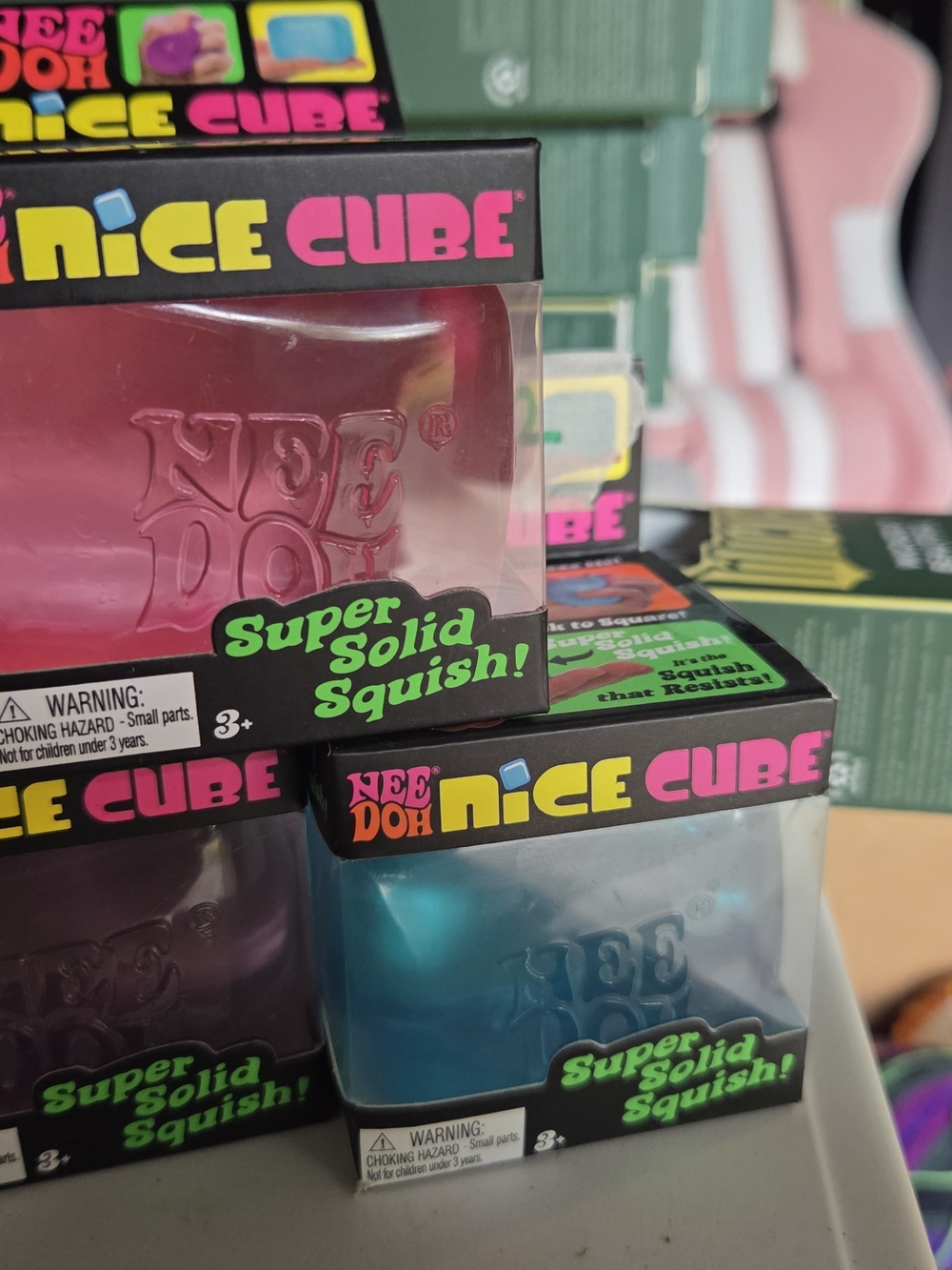 Set Of 3 Needoh Nice Cube